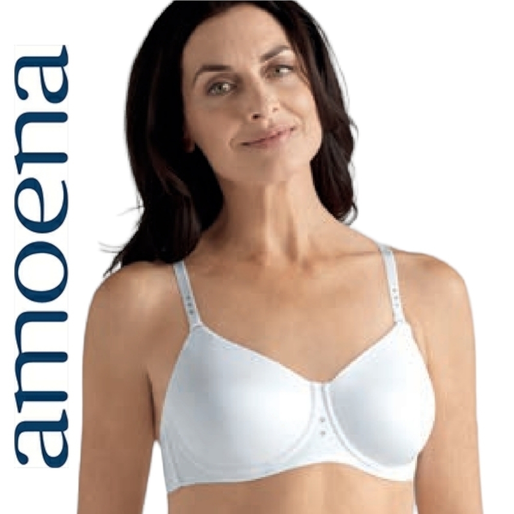 ⭐NWOT⭐ Amoena Molded Cup Bra Spacer Fabric Underwire with Convertible Straps